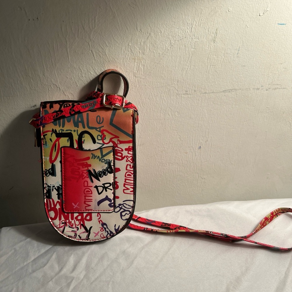 Colorful Graffiti Crossbody Bag